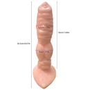 8.07in Realistic Animal Dog Knot PVC Fantasy Dildo For Women Men