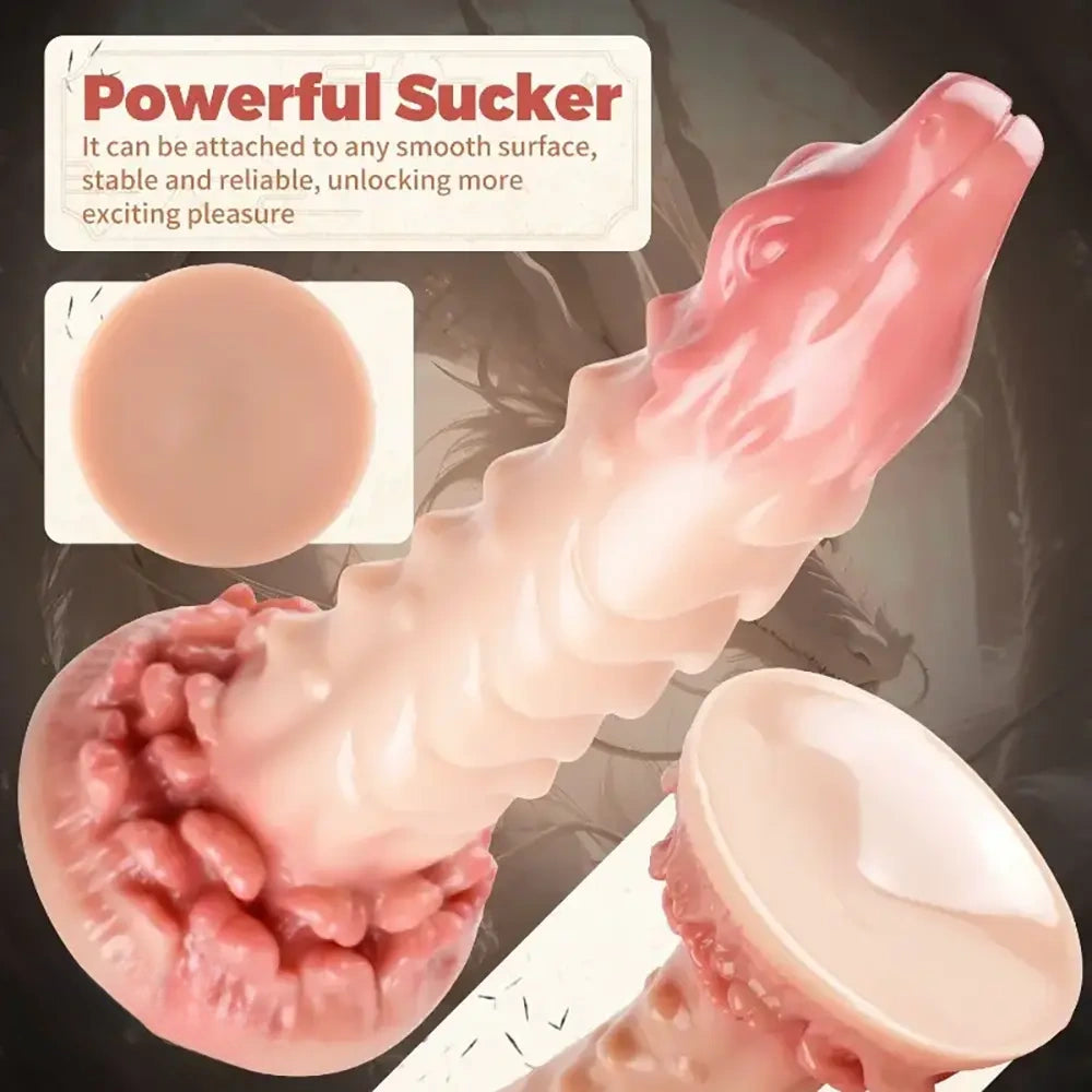 8.07in Realistic Dragon Big Cock Odd Dildo For Intimate Pleasure
