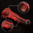 8.07in Realistic Monster-Shaped Silicone Horse Cock Soft Dildo