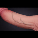 8.07in Realistic Silicone Penis Simulator Soft Fleshy Texture Dildo