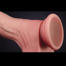 8.07in Realistic Silicone Penis Simulator Soft Fleshy Texture Dildo