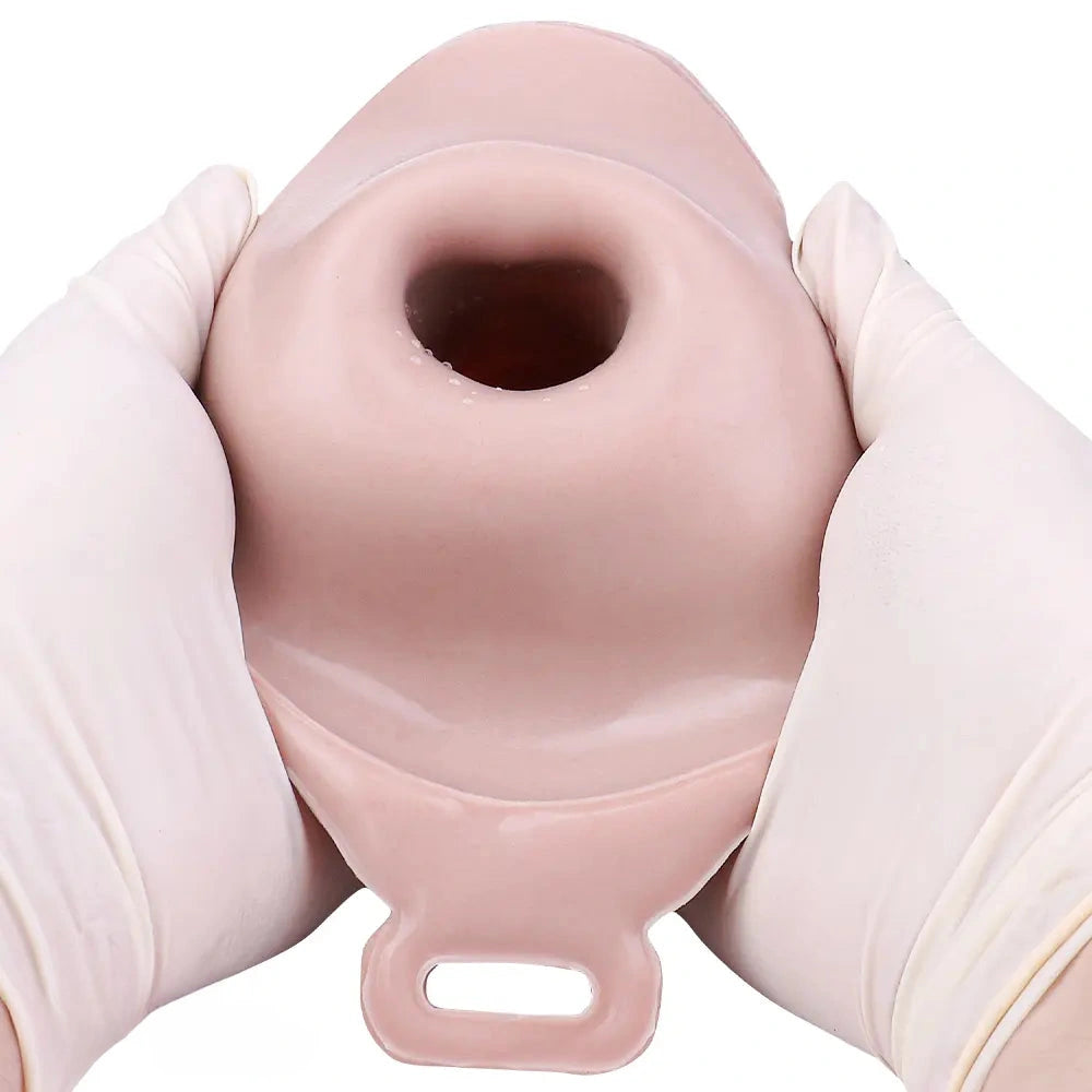 8.07in Realistic Strap on Penis Extender Cock Sleeve Dildo Stretchable Cock Ring