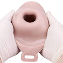 8.07in Realistic Strap on Penis Extender Cock Sleeve Dildo Stretchable Cock Ring