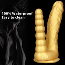 8.07in Silicone Big Soft Dildo Double Heads Dildo Butt Plug Love Toy