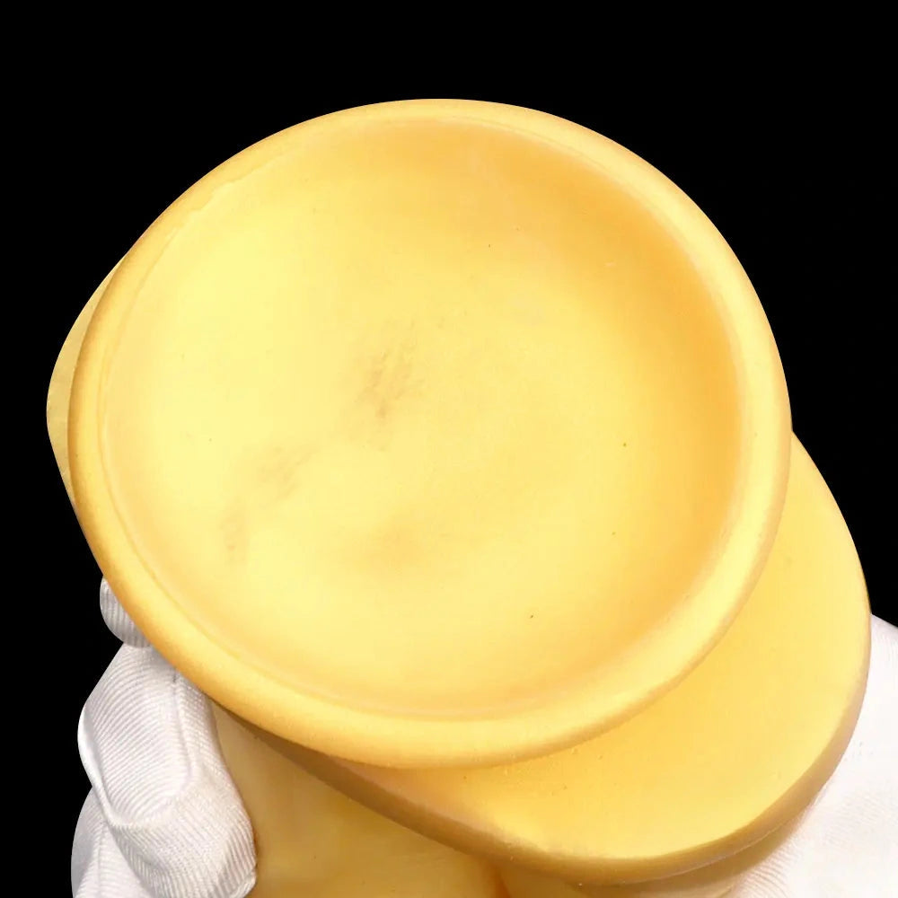 8.07in Silicone Big Soft Dildo Double Heads Dildo Butt Plug Love Toy