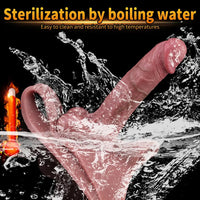8.07in Silicone Big Strapon Hollow Dildo With Glans Penis For Big Cock