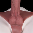 8.07in Silicone Big Strapon Hollow Dildo With Glans Penis For Big Cock