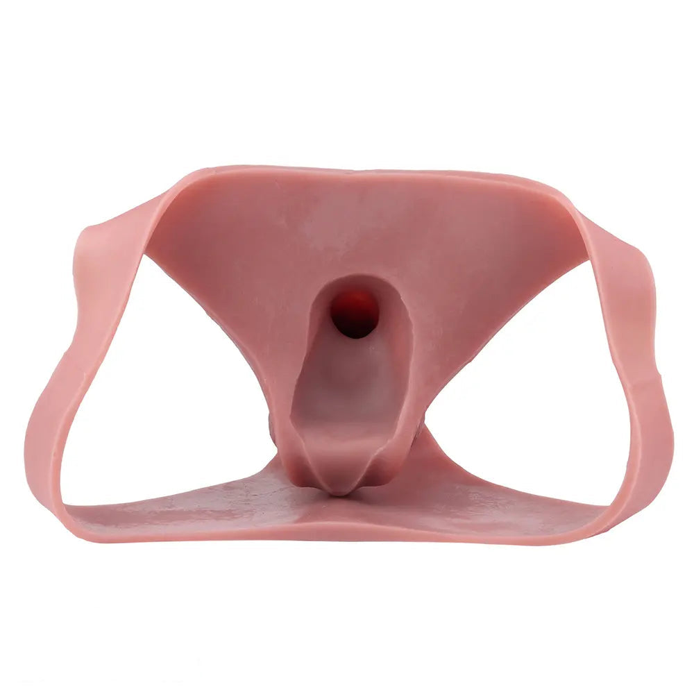 8.07in Silicone Big Strapon Hollow Dildo With Glans Penis For Big Cock
