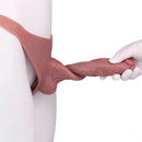 8.07in Silicone Big Strapon Hollow Dildo With Glans Penis For Big Cock