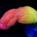 8.07in Silicone Fantasy Monster Big Soft Dildo For G-Spot Anal Stimulation