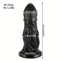 8.07in Simulated Octopus Anal Plug-Real Tentacle Dildo Granular Bump