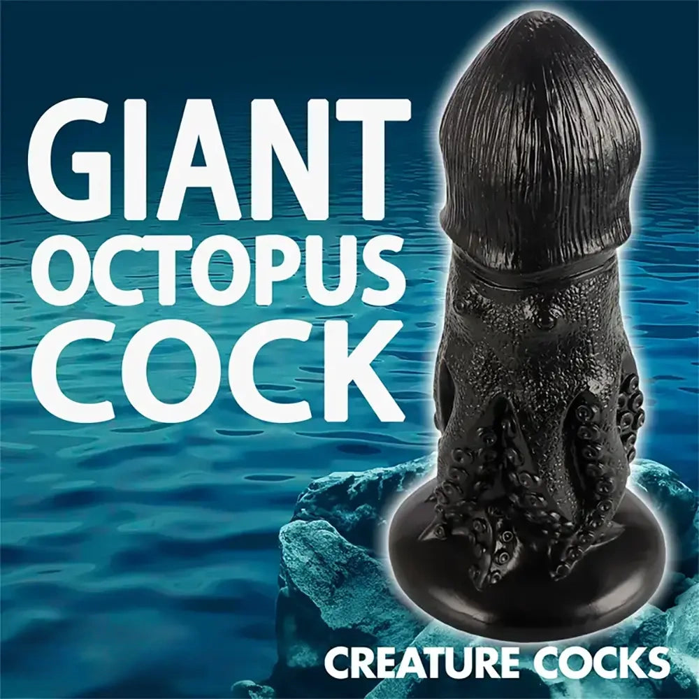 8.07in Simulated Octopus Anal Plug-Real Tentacle Dildo Granular Bump