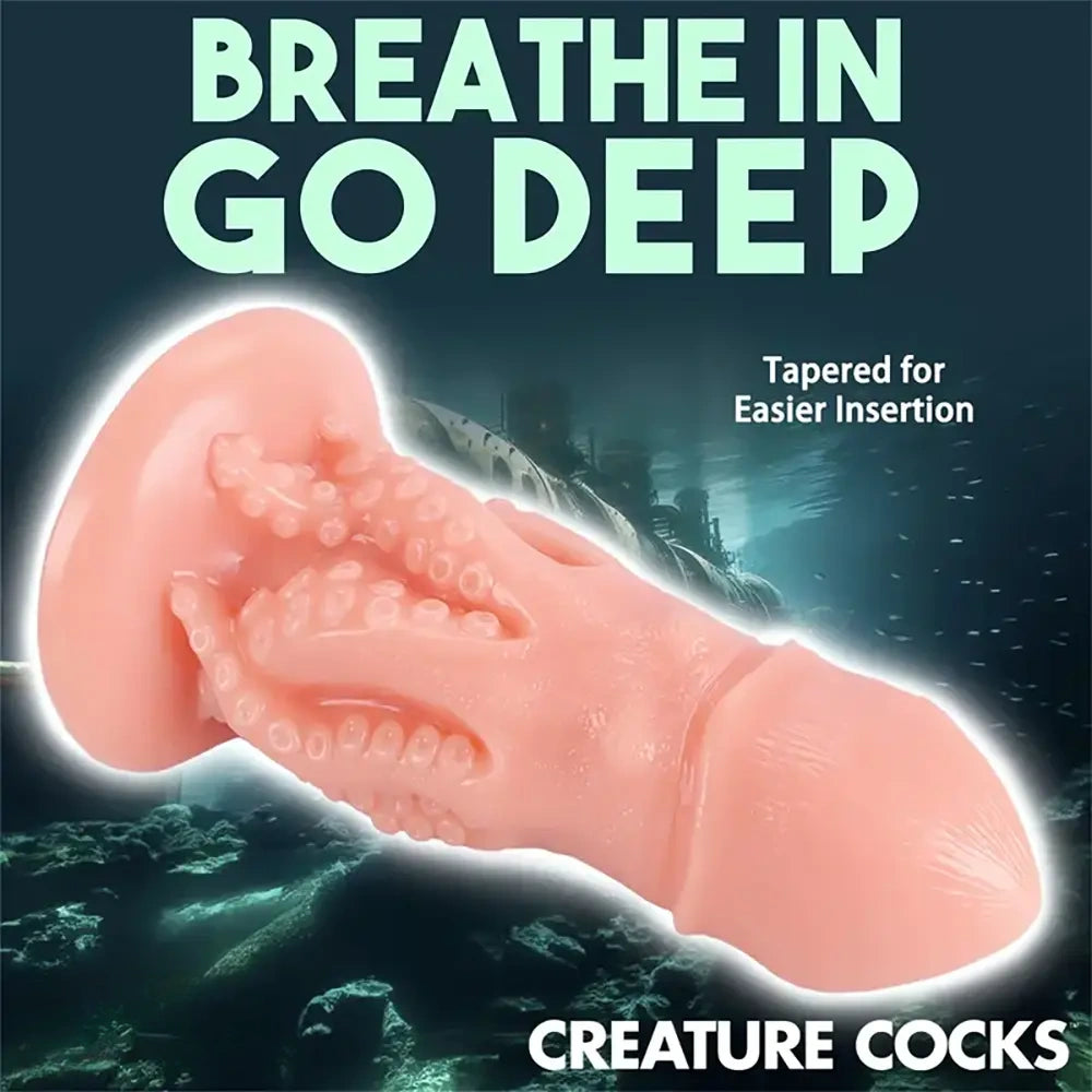 8.07in Simulated Octopus Anal Plug-Real Tentacle Dildo Granular Bump