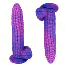 8.07in Special-shaped Anal Plug Liquid Silicone Female Anal Strip Corn Dildo