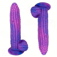 8.07in Special-shaped Anal Plug Liquid Silicone Female Anal Strip Corn Dildo