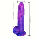 8.07in Special-shaped Anal Plug Liquid Silicone Female Anal Strip Corn Dildo