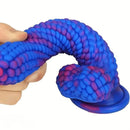 8.07in Special-shaped Anal Plug Liquid Silicone Female Anal Strip Corn Dildo