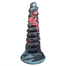 8.07in Spiked Big Monster Spiral Silicone Soft Dildo For Couples