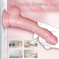 8.07in Strap on Dildo Elegant Lifelike Veins Large Dildo For Female
