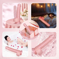 8.07in Strap on Dildo Elegant Lifelike Veins Large Dildo For Female