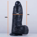 8.07in Thick Big Skin Real Dildo Sex Toy For Women Men Adult Sex Toy