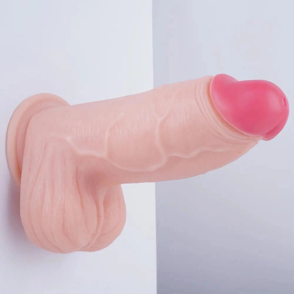 8.07in Thick Big Skin Real Dildo Sex Toy For Women Men Adult Sex Toy