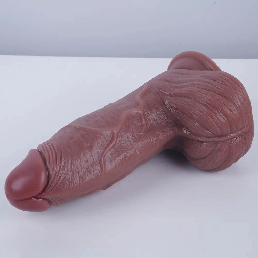 8.07in Thick Big Skin Real Dildo Sex Toy For Women Men Adult Sex Toy