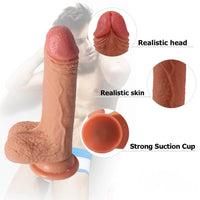 8.07in Top Quality Silicone Dildo Adult Toy For Anus Vagina Masturbation