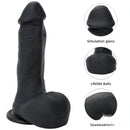 8.07in Top Quality Silicone Soft Mixed Color Dildo For Sex Toy Orgasm