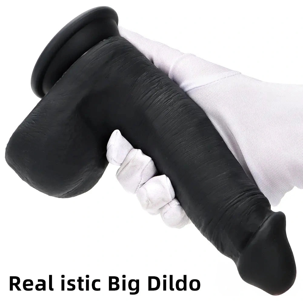 8.07in Top Quality Silicone Soft Mixed Color Dildo For Sex Toy Orgasm