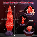 8.07in Wearable Fantasy Tentacle Anal Plug Silicone Monster Dildo