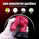 8.11in Dog Knot Silicone Soft Big Ejaculating Dildo G-Spot Stimulato Massager