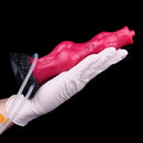8.11in Dog Knot Silicone Soft Big Ejaculating Dildo G-Spot Stimulato Massager