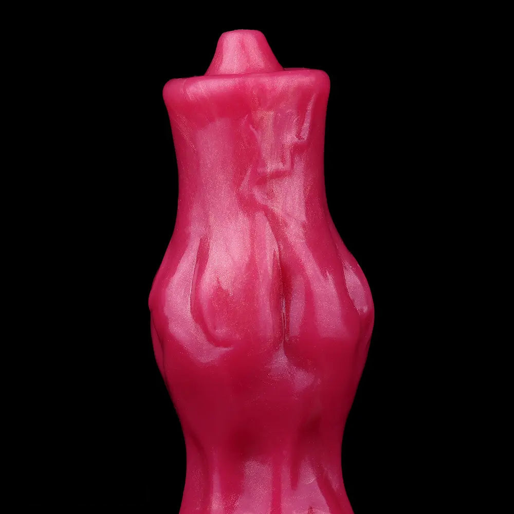 8.11in Dog Knot Silicone Soft Big Ejaculating Dildo G-Spot Stimulato Massager