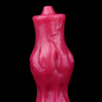 8.11in Dog Knot Silicone Soft Big Ejaculating Dildo G-Spot Stimulato Massager