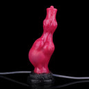 8.11in Dog Knot Silicone Soft Big Ejaculating Dildo G-Spot Stimulato Massager