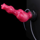 8.11in Dog Knot Silicone Soft Big Ejaculating Dildo G-Spot Stimulato Massager