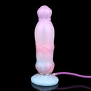 8.11in Inflatable Silicone Soft Dildo Squeeze Water Female Male Sex Toy