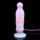 8.11in Inflatable Silicone Soft Dildo Squeeze Water Female Male Sex Toy