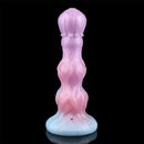 8.11in Inflatable Silicone Soft Dildo Squeeze Water Female Male Sex Toy
