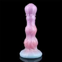 8.11in Inflatable Silicone Soft Dildo Squeeze Water Female Male Sex Toy