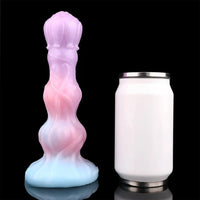 8.11in Inflatable Silicone Soft Dildo Squeeze Water Female Male Sex Toy