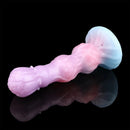 8.11in Inflatable Silicone Soft Dildo Squeeze Water Female Male Sex Toy