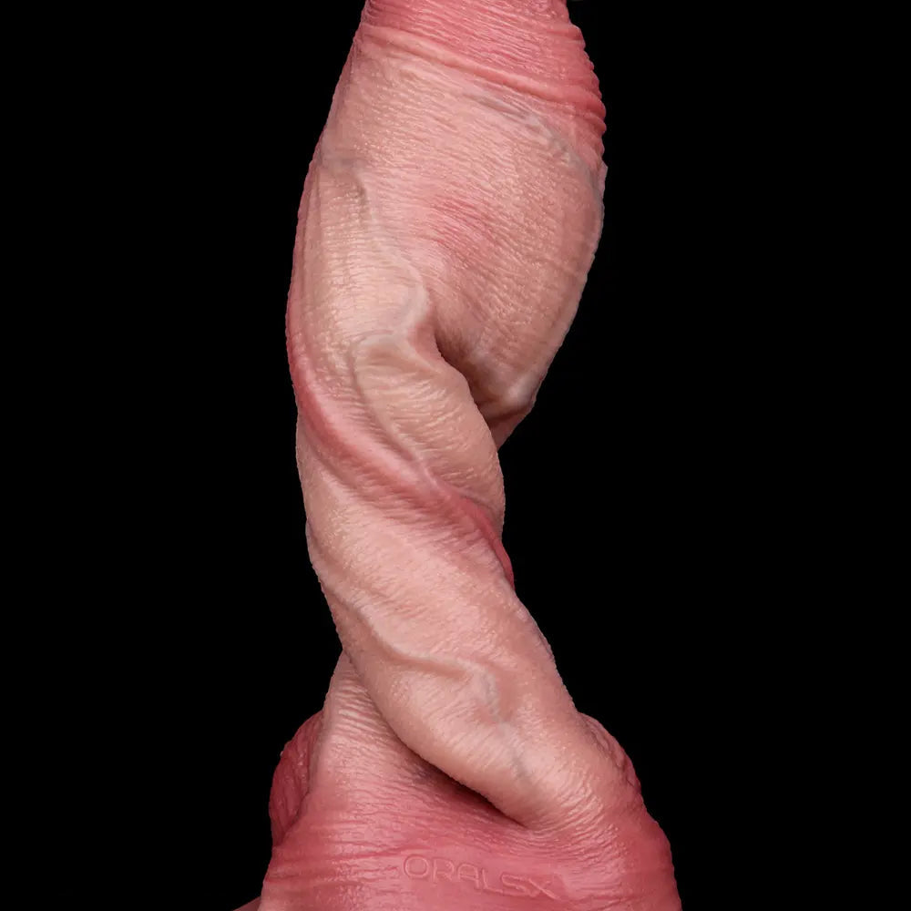 8.11in Realistic Feeling Skin Hollow Sleeve Cock Strap on Dildo Cock Toy