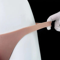 8.11in Realistic Feeling Skin Hollow Sleeve Cock Strap on Dildo Cock Toy