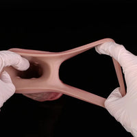 8.11in Realistic Penis Silicone Soft Dildo Vibrating Sleeve Extender Intimacy Game