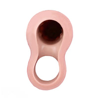 8.11in Realistic Penis Silicone Soft Dildo Vibrating Sleeve Extender Intimacy Game