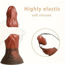 8.11in Soft Real Big Silicone Monster G Spot Dildo For Hands Free Play