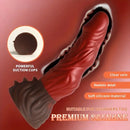 8.11in Soft Real Big Silicone Monster G Spot Dildo For Hands Free Play