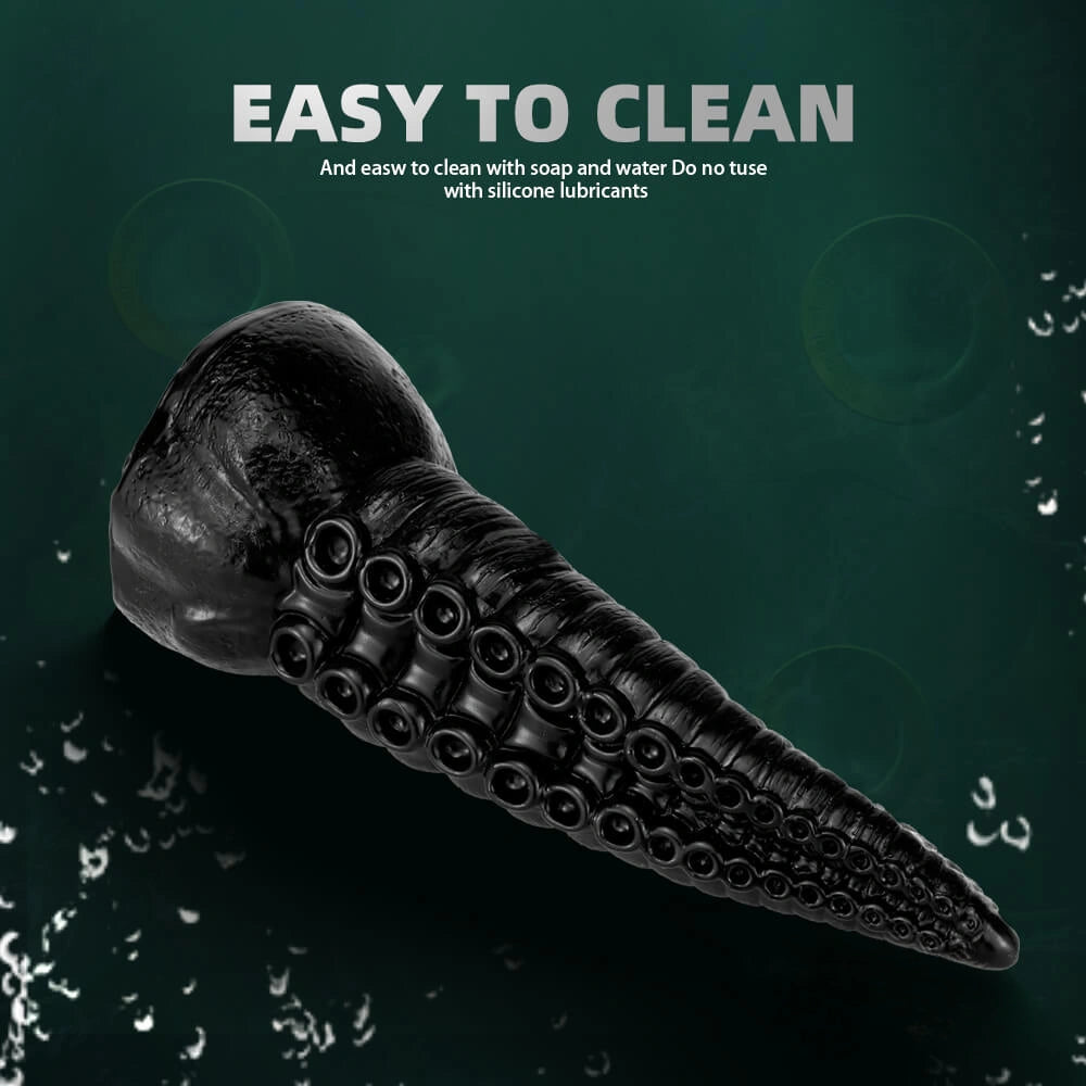 8.11in Weird Octopus Tentacle Penis Soft Dildo For Women Toy